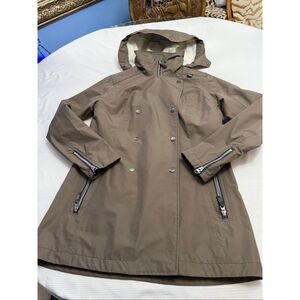 Helly Hansen Women’s Dark Olive Green Coat Jacket Size Medium Regular Read Descr